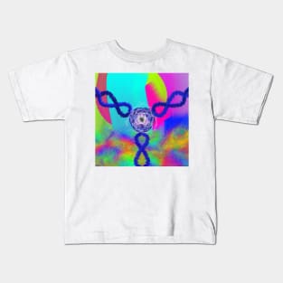 "Connectivity" Psychedelic Digital Art Kids T-Shirt